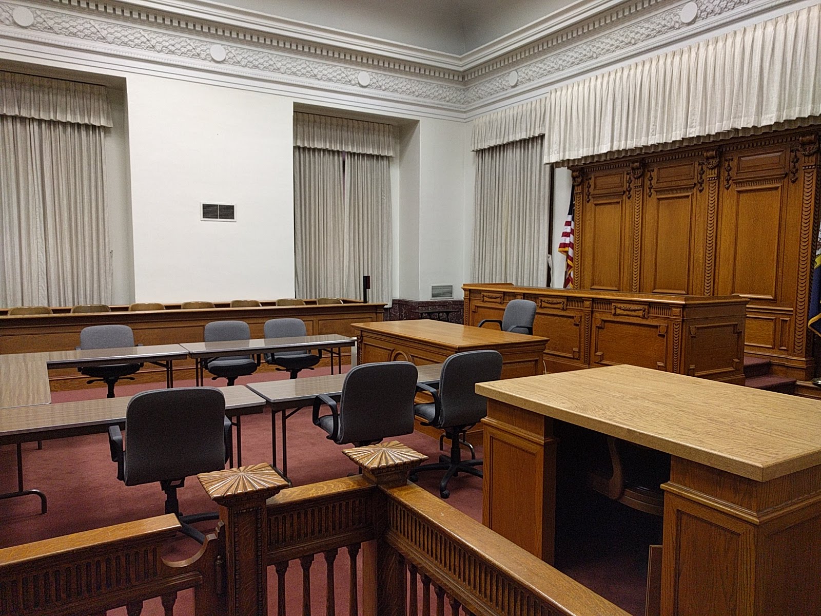 Borah Courtroom Photos | Capitol Mall Services